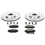 Power Stop 00-09 Honda S2000 Front Z23 Evolution Sport Brake Kit; 2000-2009