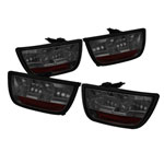 Spyder Chevrolet Camaro LED Tail Lights - Smoke - (ALT-YD-CCAM2010-LED-SM)