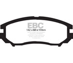 EBC 04-06 Hyundai Tiburon 2.7 6 speed Redstuff Front Brake Pads; 2004-2006