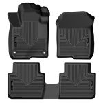 Husky Liners 2023 Honda HR-V WeatherBeater Front & 2nd Row Seat Floor Liners - Black; 2023-2023