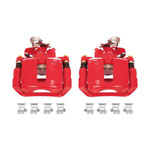 Power Stop 13-17 Ford Explorer Rear Red Calipers w/Brackets - Pair