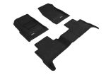 3D Maxpider 15-22 Gmc Canyon Crew Cab Elegant 1st 2nd Row - Floor Mat Set (Black); 2015-2022