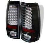 Spyder Silverado Led Tail Lights - Black - (ALT-YD-CS99-LED-BK)