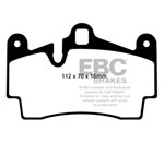 EBC 11-15 Audi Q7 3.0 Supercharged Yellowstuff Rear Brake Pads; 2011-2015