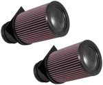 K&N 2014-2015 Audi R8 V10-5.2L F/I Drop In Air Filter (2 Per Box); 2014-2015