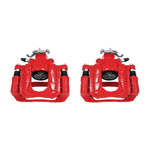 Power Stop 08-16 Chrysler Town & Country Rear Red Calipers w/Brackets - Pair; 2008-2016