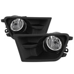 Spyder Ford Mustang V6 (3.7L & 4.0L ) Fog Light with Universal Switch- Clear - (FL-FM2010-C); 2010-2012