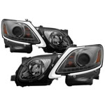 Spyder Lexus GS 300 / 350 / 450 / 460 Projector Headlights - Xenon/HID Model Only - DRL LED - Smoke - (PRO-YD-LG06-HID-DRL-SM)