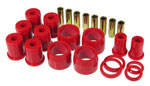 Prothane 65-70 GM Full Size Rear Upper/Lower Control Arm Bushings - Red; 1965-1970