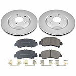 Power Stop 2018 Mitsubishi Eclipse Cross Front Z17 Evolution Geomet Coated Brake Kit; 2018-2018