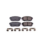 Power Stop 04-11 Mazda RX-8 Rear Z17 Evolution Ceramic Brake Pads w/Hardware; 2004-2011