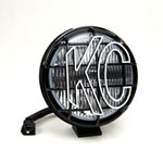 KC HiLiTES Apollo Pro 05-06 Jeep TJ Replacement 6in. Halogen Fog Light 55w (Single) - Black; 2005-2006