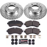 Power Stop 07-09 Dodge Sprinter 3500 Front Z23 Evolution Sport Brake Kit; 2007-2009