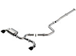 Borla 19-20 Hyundai Veloster N 2.0L I4 MT FWD 2DR 3in ATAK CatBack Exhaust w/ Black Chrome Tips; 2019-2022