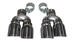 Corsa 16-18 Cadillac ATS 3.6T 4in Inlet / 4in Outlet Twin Polished Tip Kit (For Corsa Exhaust Only); 2016-2018