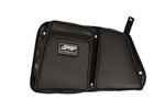 PRP Polaris RZR Rear Door Bag with Knee Pad (Driver Side)- Black; 2014-2022