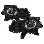 Spyder 13-16 Ford Fusion OEM Fog Lights w/Switch & Cover - Clear (FL-FFUS13-C); 2013-2016