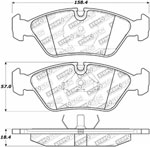 StopTech Sport Brake Pads Porsche 928, Front; 1982-1985