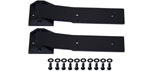 Kentrol 07-18 Jeep Wrangler JK Tailgate Hinge Pair - Textured Black; 2007-2018