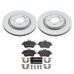 Power Stop 14-19 Mercedes-Benz CLA250 Rear Euro-Stop Brake Kit; 2014-2019