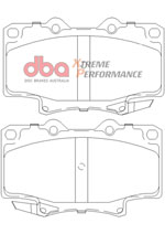 DBA 91-96 Toyota Land Cruiser XP650 Front Brake Pads; 1991-1996