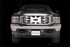 Putco 99-04 Ford SuperDuty w/ Logo CutOut (incl Side Vents) Flaming Inferno Stainless Steel Grille; 2004-2004