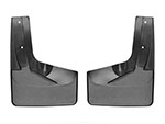 WeatherTech 07-17 Ford Expedition No Drill Mudflaps - Black; 2007-2017