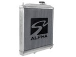 Skunk2 Alpha Series 88-91 Honda Civic/CRX Radiator (Half Size) (Dual Core); 1988-1991