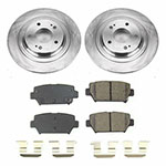 Power Stop 2018 Mitsubishi Eclipse Cross Rear Autospecialty Brake Kit; 2018-2018