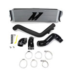 Mishimoto 2017+ Honda Civic Type R Performance Intercooler Kit - Silver Core Black Piping; 2017-2020