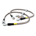 StopTech 07-08 Toyota Tundra Front Stainless Steel Brake Lines; 2007-2008