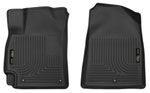 Husky Liners 17-18 Hyundai Elantra X-Act Contour Black Front Floor Liners; 2017-2018