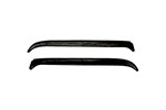 AVS 80-96 Ford Bronco Ventshade Front Window Deflectors 2pc - Black; 1980-1996