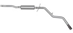 Gibson 02-03 Nissan Frontier SE 3.3L 2.5in Cat-Back Single Exhaust - Stainless; 2002-2003