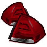 Spyder Chevy Impala Impala Limiited LED Tail Lights - Red Clear - (ALT-YD-CHIP06-LED-RC); 2006-2013