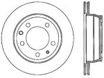 StopTech Porsche Cayenne Sport Drilled/Slotted Rotor, Rear Left