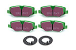 EBC 06-11 Dodge Nitro 3.7 Greenstuff Rear Brake Pads