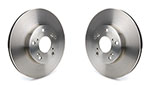 EBC Brakes HONDA Element 2.4 RK Series Premium Rotors - Front Pair; 2003-2011