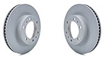 EBC Brakes TOYOTA Tacoma 2WD 2.7 Prerunner RK Series Premium Rotors - Front Pair; 2005-2017