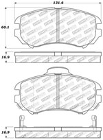 StopTech Sport Brake Pads Kia Optima, Front