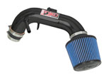 Injen Short Ram Intake Toyota Camry 2.4L Tuned Air Intake with Air Fusion, Air Horns and Web Nano-Fiber Dry Filter, Black; 2007-2009