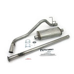 JBA 95-99 Toyota Tacoma (Xtra Cab) 2.4L/2.7L 409SS Pass Side Single Exit Cat-Back Exhaust; 1995-1999