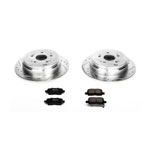 Power Stop 02-04 Honda Odyssey Rear Z23 Evolution Sport Brake Kit; 2002-2004