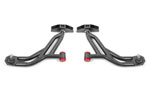 BMR Suspension 05-14 Ford Mustang Lower A-Arms - Black Hammertone - Non-Adjustable; 2005-2014