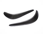 VR Aero Carbon Fiber Upper Front Bumper Canard Pair SRT Viper 2013-2017; 2013-2017