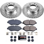 Power Stop 07-09 Dodge Sprinter 2500 Front Z23 Evolution Sport Brake Kit; 2007-2009