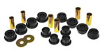 Prothane 91-95 Toyota MR2 Rear Control Arm Bushings (w/ Strut Rod Bushings) - Black; 1991-1995