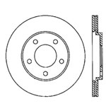 StopTech Ford Mustang Sport Slotted Brake Rotor, Rear Left