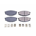 Power Stop 87-95 Toyota Pickup Front Z17 Evolution Ceramic Brake Pads w/Hardware; 1987-1995