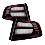 Xtune Acura Tl 04-08 OEM Style Tail Lights Red Smoked ALT-JH-ATL07-OE-RSM; 2004-2008